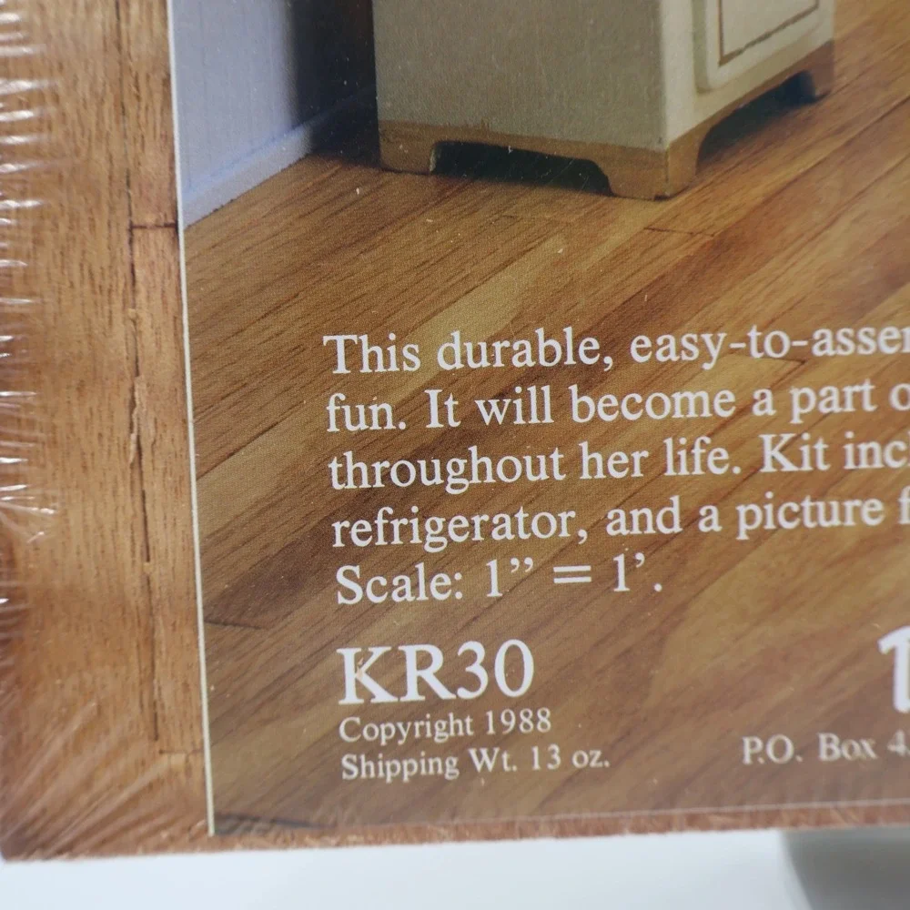 Dura-Craft Miniature Furniture Kitchen Kit KR30 Vintage 1988 Wood 1:12 Scale NEW